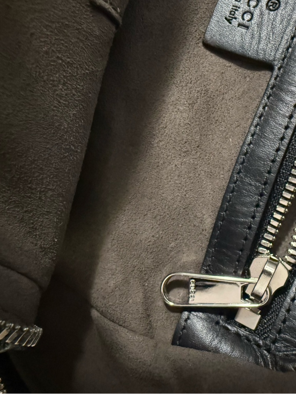 Excellent Condition Guccissima Black Leather Backpack w/ Gucci Dust Bag, Box COA - Picture 9 of 16